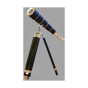 ev veya ofis kullanımına uygun küçük siyah teleskop
