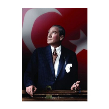Atatürk Kasnaklı Kanvas Tablo